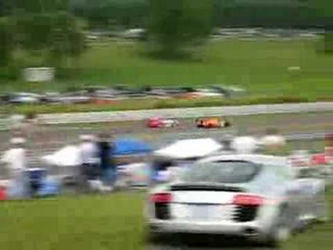 2007 ALMS @ Lime Rock Park - Final Laps in the Audi Challet - YouTube