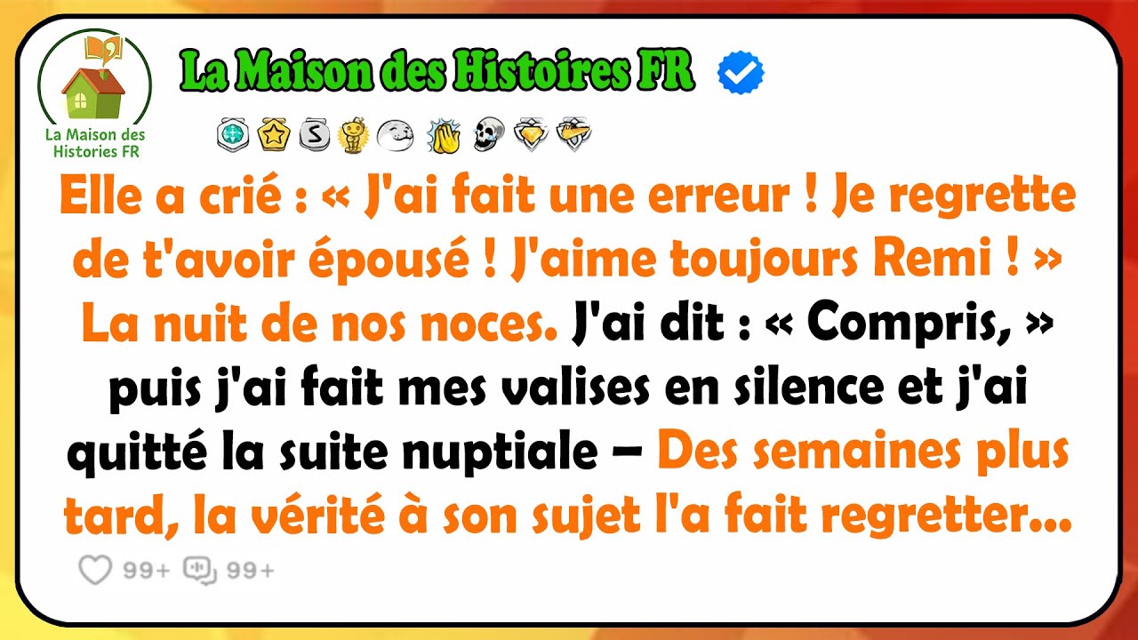 Je fixais le plafond de notre suite nuptiale à l'hôtel Bristol quand Victoire, ma femme depuis huit heures à peine, a posé son verre et m'a regardé droit dans les yeux. Nous étions mariés depuis...