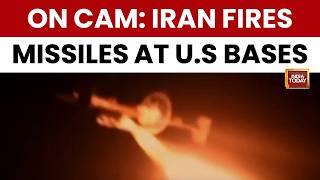 ON CAMERA: Iran Fires Missiles At U.S Bases In Kuwait And Bahrain As West Asia War Reignites screenshot 4