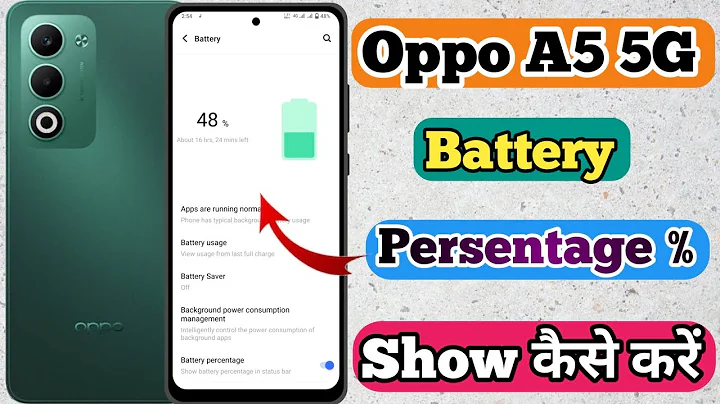 Oppo A5 5g Battery Percentage Kaise Show Kare // How To Battery Percentage Show On Oppo A5 5g