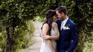 Groom Gives Emotional Vows to Bride // Elegant Outdoor Vineyard Wedding // Jeri & Dean