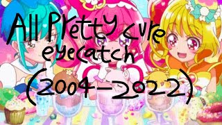 All pretty cure eyecatch 2004~2022