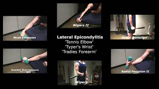 Lateral Epidcondylitis Rehab Exercises