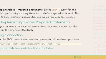 Fixing the SQL Database Not Updating Data in PHP Issue