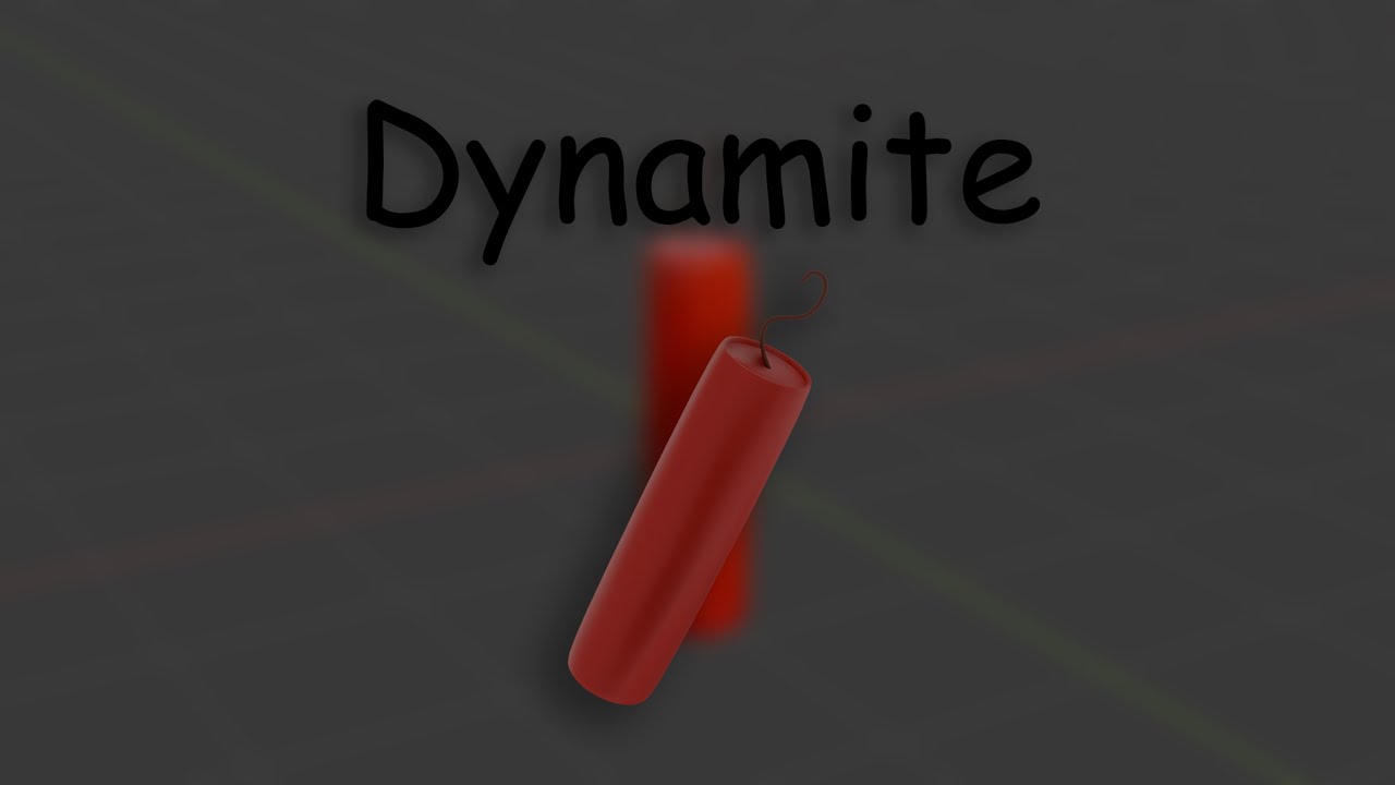 Dynamite Create Create a Dynamite in Blender. - YouTube