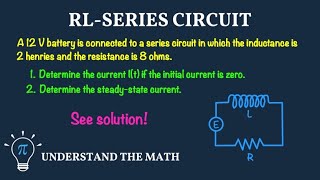 RL Circuit Differential Equation Example (Step-by-Step Solution)