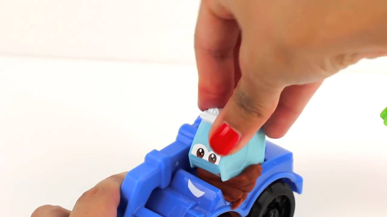 Diggin Rings Play Doh Sam the scooper Playset Hulk Smash playdough bricks   YouTube