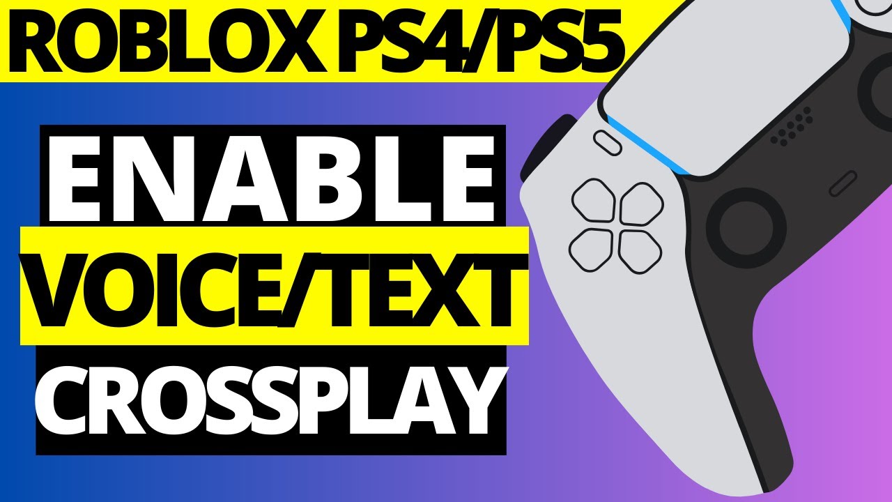 Roblox PS4/PS5: How to Talk in Text Chat & Voice Chat With Crossplay Xbox  Players Tutorial! 