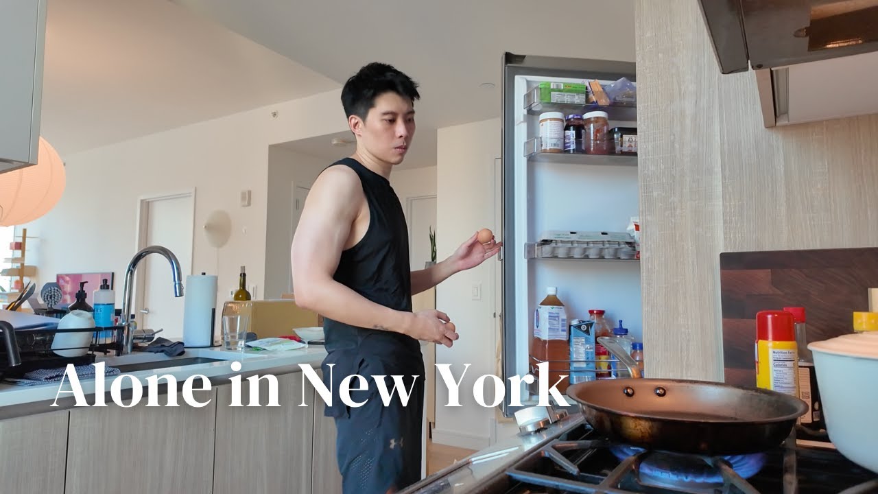 VLOG｜男友不在家：紐約微獨居生活日記｜熱浪來襲 頻道六週年 瘦了五公斤 甲板日誌來了｜Living Alone in NYC… Sort of