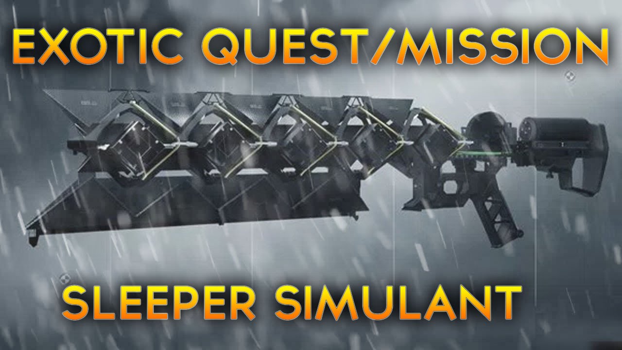 How To Get The Sleeper Simulant Exotic Fusion Rifle | Destiny The Taken King