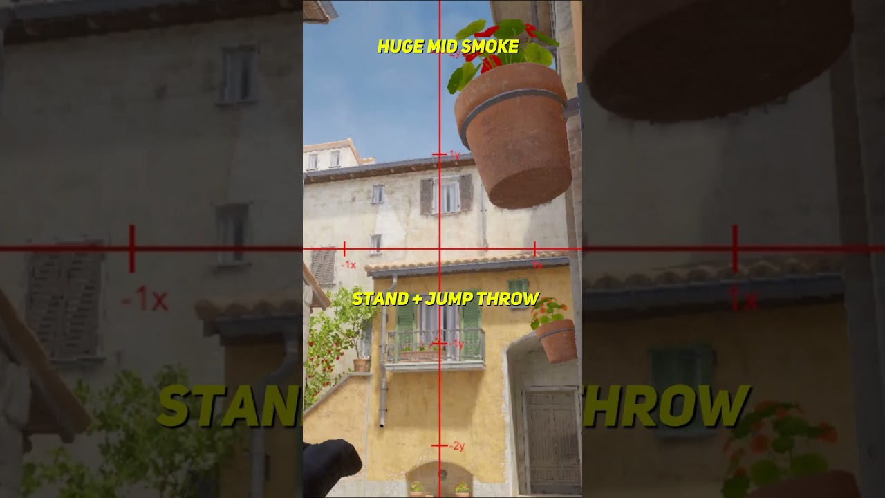 Huge Mid Smoke On Inferno To Control Mid CS2 