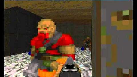 Doom 2 Level 26 Abandoned Mines (using ZDOOM) trial A