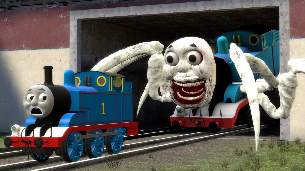 Building a Thomas Train Chased By Cursed Thomas The Train.exe,Thomas Train Eater in Garry's Mod