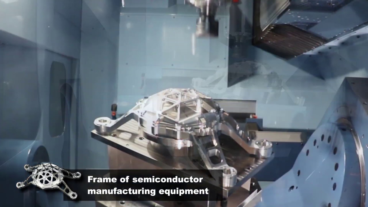 Matsuura USA MAM72-70V 5-Axis Vertical Machining Center - YouTube
