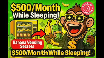 Monkey’s Secret to Making $500/Month While Sleeping 🐒💵 (Vending Machine Business)