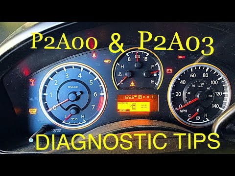 P2A00 & P2A03 Diagnostic Tips