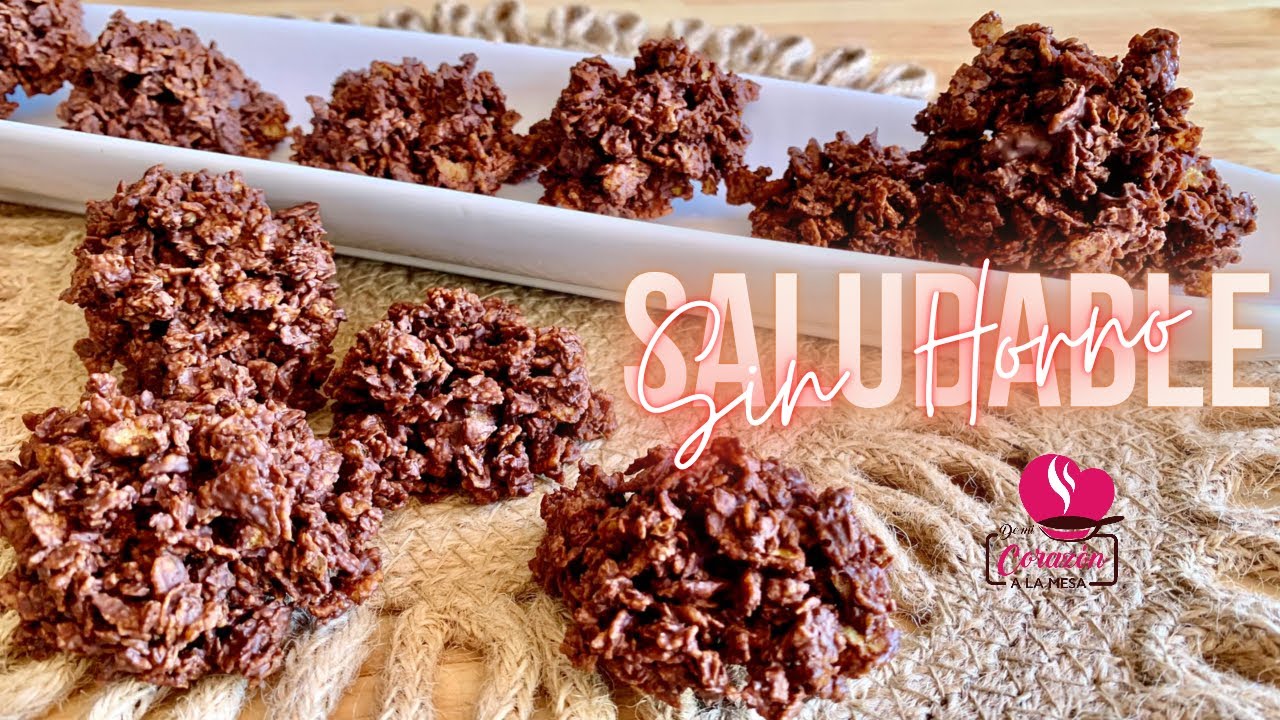 🍫 ENJAMBRES de CHOCOLATE Receta Saludable (SIN Horno)