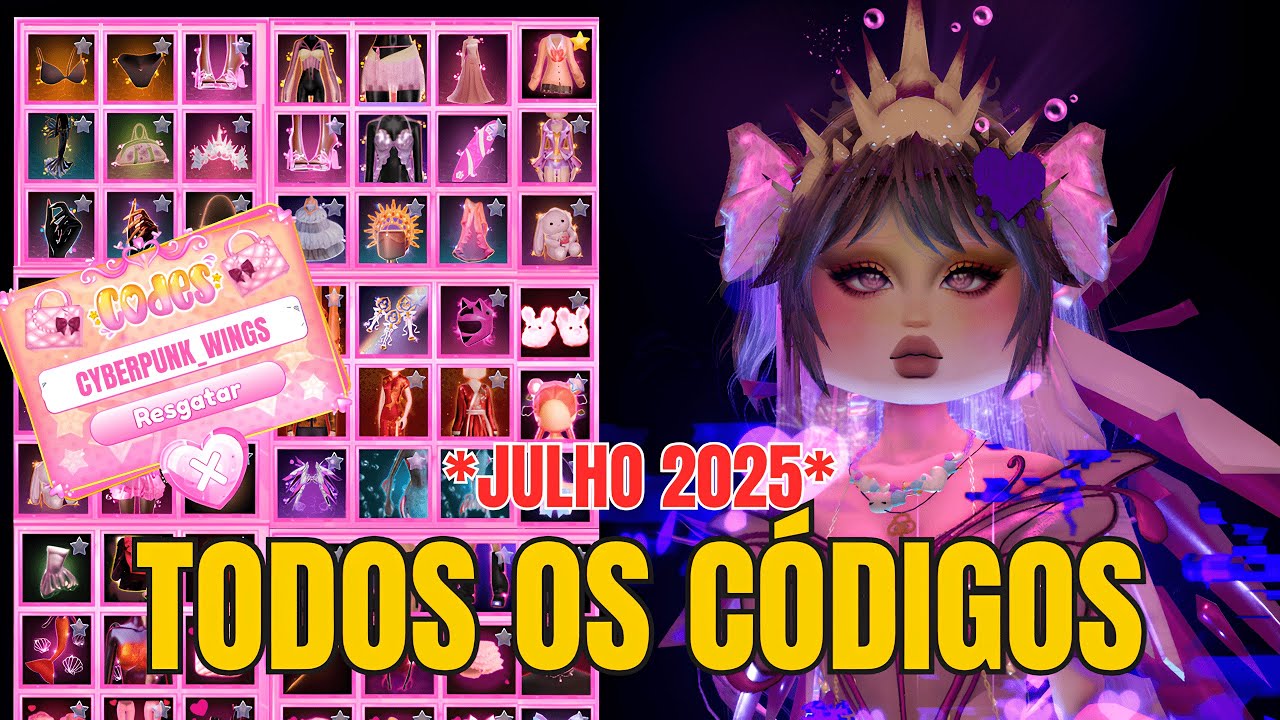 🔓 NOVOS CÓDIGOS!! TODOS OS CÓDIGOS FUNCIONANDO no Dress to Impress 💖 ...