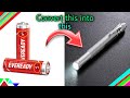 A simple way to make mini led flash light using old cell || फ्लैस लाइट बनाए घर में