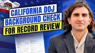 Celebrity How to get your CalDOJ Background Check for Record Review! Wealth
