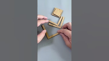 How do you build a pyramid with these five strange pieces? #Puzzles #IQ #iqtest