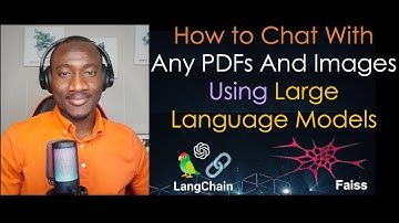 Large Language Models: How to Chat With Any PDFs And Image Files  - Source Code Available!