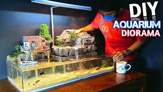 I made an amazing waterfall aquarium at very low cost (GUPPY FISH PALUDARIUM) by gurune kreatif poel 2,039,393 views 2 years ago 16 minutes