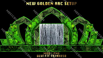 #104 New Golden Arc Setup | Mov | Png | Led Mapping | By Musicom