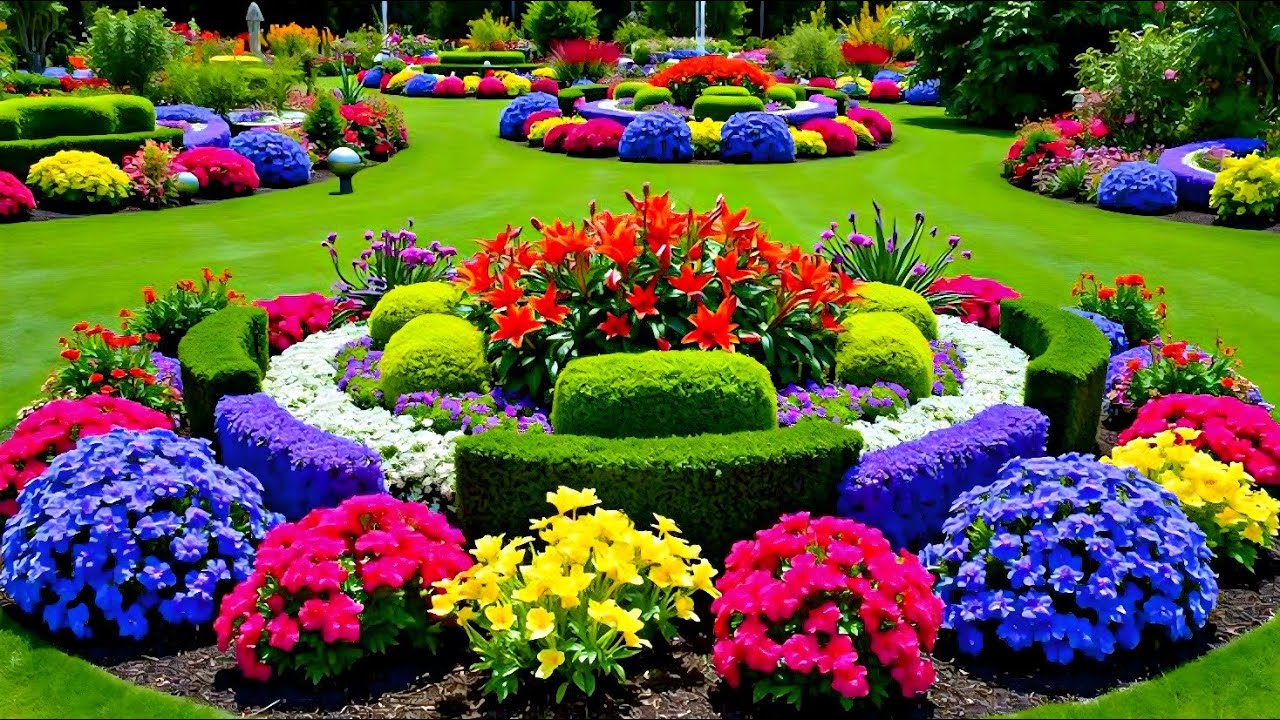 Peaceful Garden Walk 🌿 | A Relaxing Tour Through Flowers & Nature