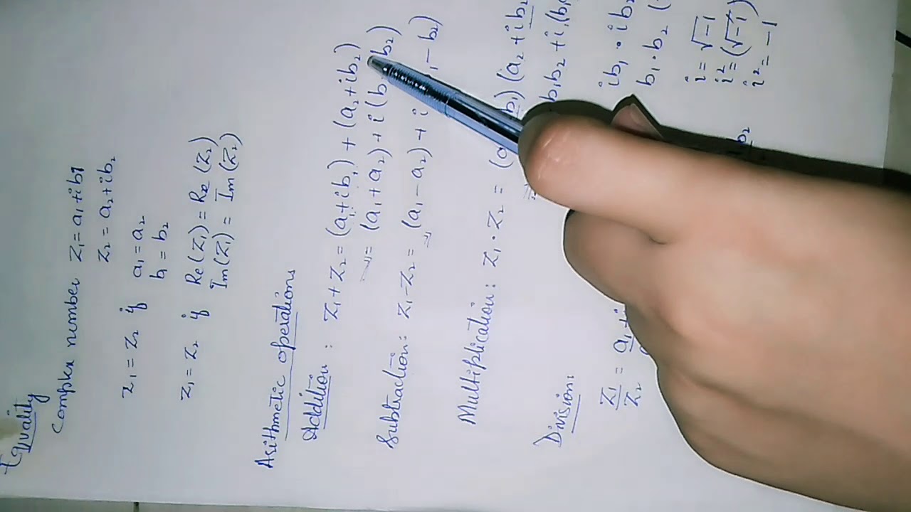 Mathematical methods (complex numbers) - YouTube