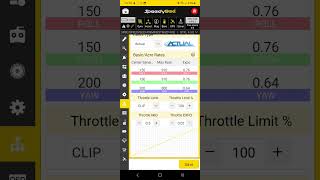 speedybee app changing throttle limit #dronevideo #drone #fpv #fpvdrone
