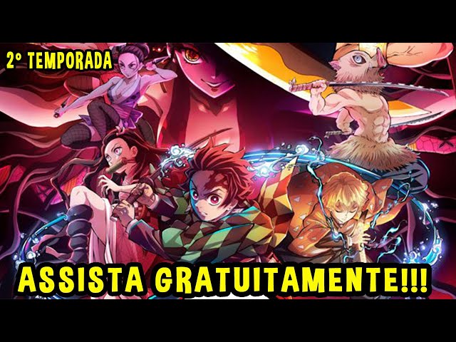 onde assistir a terceira temporada de demon slayer de graça