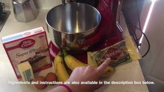 How to make CAKE MIX BANANA BREAD ITS SO EASY!