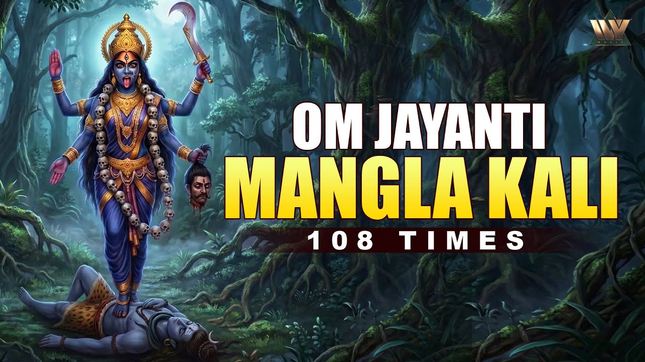 Om Jayanti Mangla Kali - 108 Times | Powerful Maa Kali Mantra for Protection & Positivity