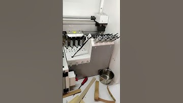 NEW automatic edge banding machine for 45 bevel striaght edge#woodworking #edgebandingmachine