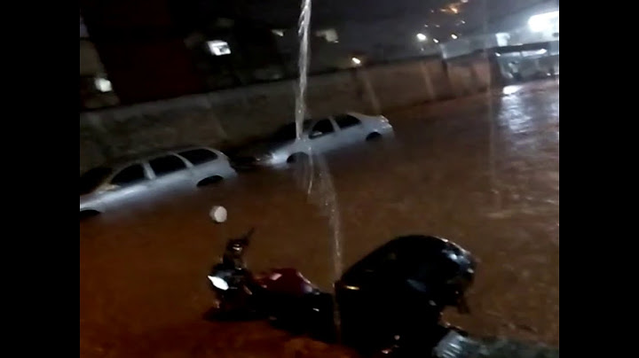 a chuva quase levou meu carro