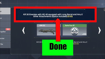 Kill 30 enemies with hg 40 equipped with long barrel and any 2 other attachments
