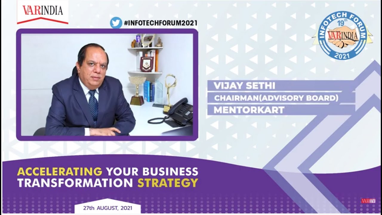 Vijay Sethi, Chairman (Advisory Board), MentorKart at Panel Discussion ...