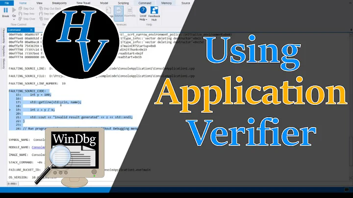 Application Verifier with WinDBG - Use AppVerifier within WinDBG.
