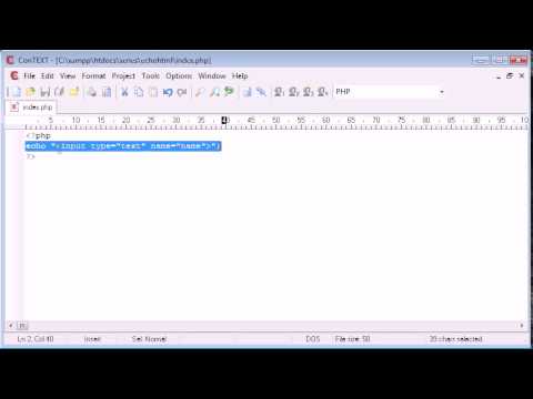 Beginner PHP Tutorial 11 Output HTML Using echo print