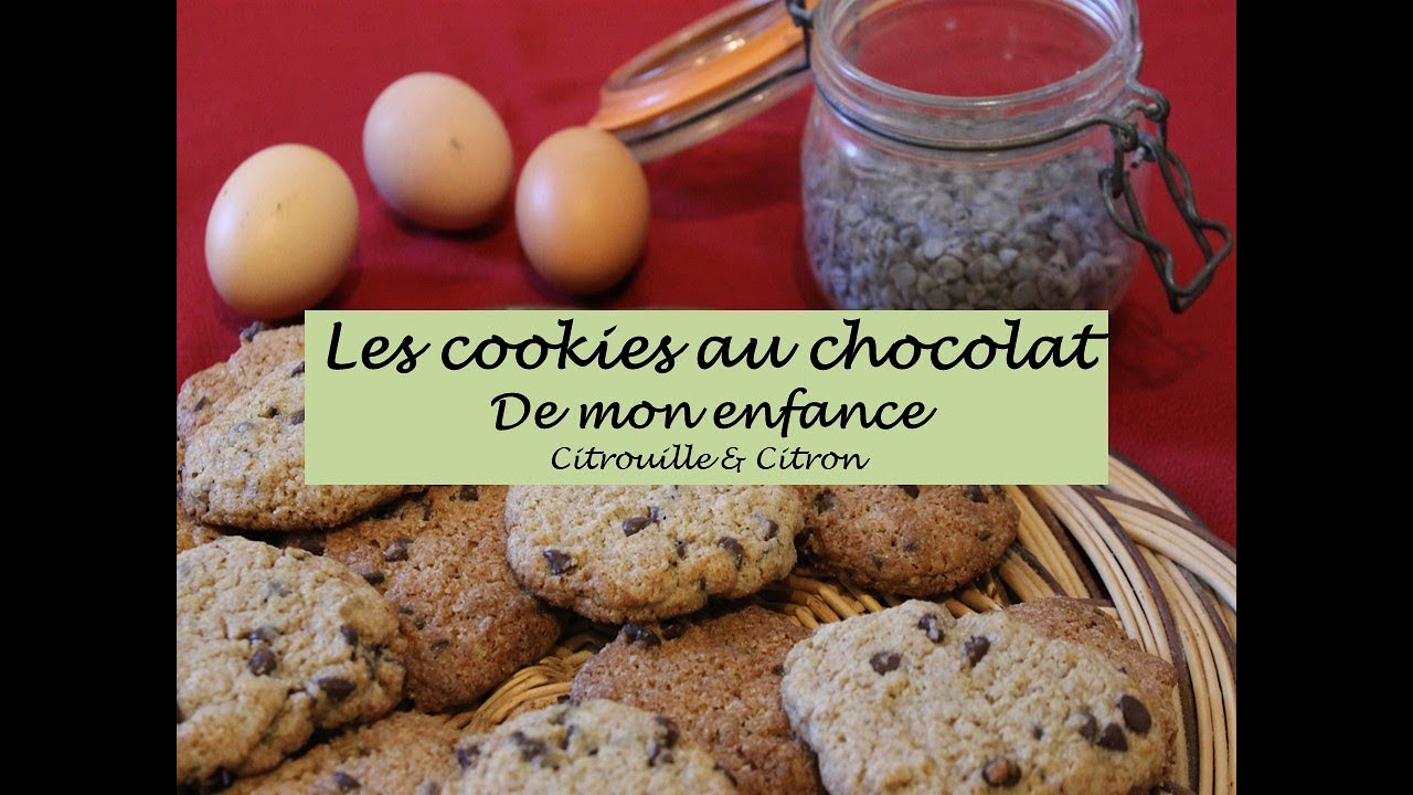 Les cookies au chocolat - de mon enfance | Cuisine - YouTube
