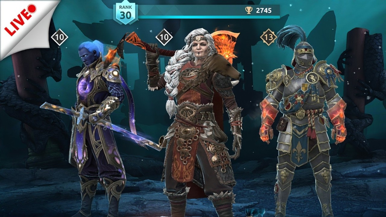 3v3 Matches Ke Liye Ye Team Op Hai Bhai 🔥 | Shadow Fight 4 Live