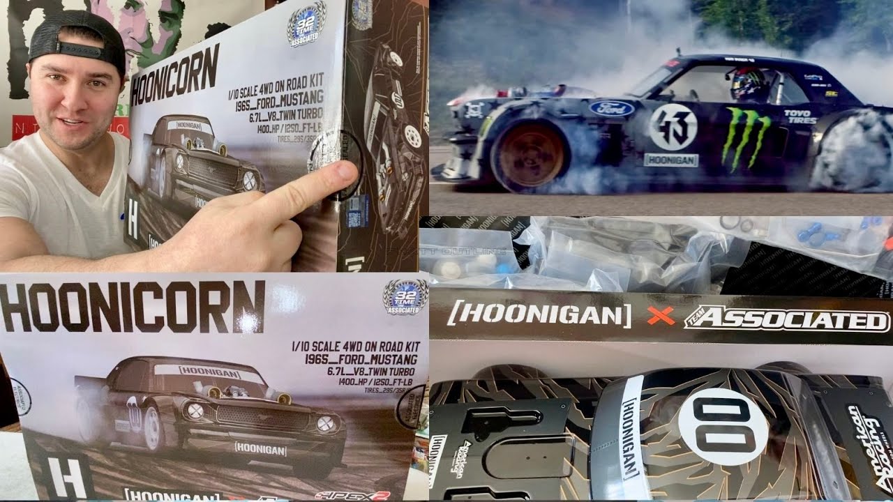 Hoonicorn 1400HP Mustang Builder's Kit by Team Associated Unboxing
