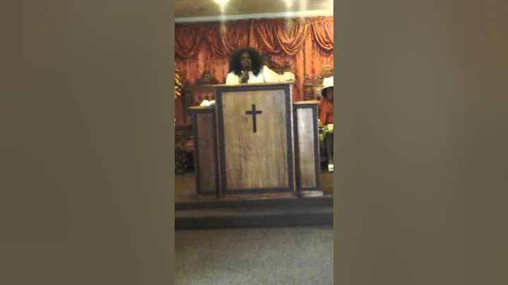 Bishop Benton preaching "I look to Him" 05/17/15