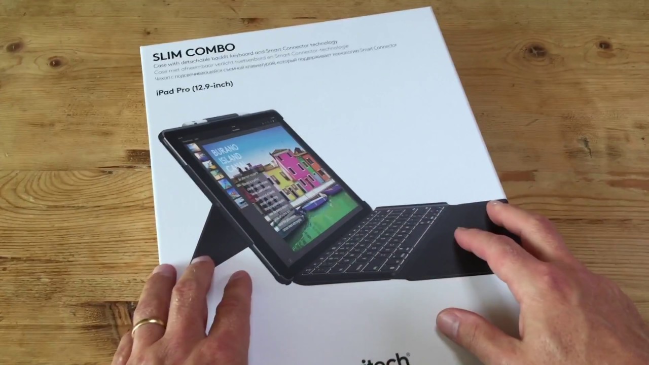 Calibre sagging Joke BEST iPad Pro keyboard - Logitech Slim Combo review for 12.9 inch and 10.5  - YouTube