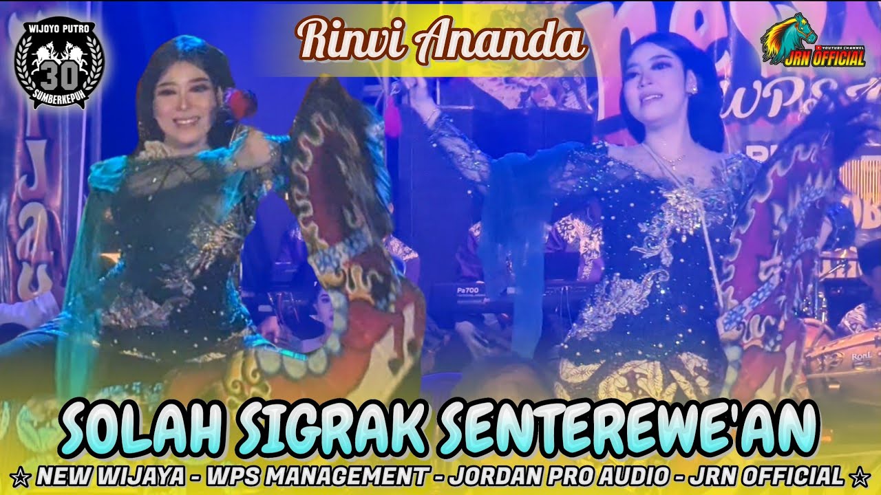 Solah Sigrak RINVIANANDA Joget Senterewean‼️Campursari NEW WIJAYA - Jordan audio - nyadran sonoageng