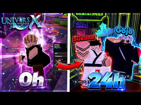 Mình đã 24h để Lấy SUKUNA và GOJO trong Universal Tower Defense X | LordSeven