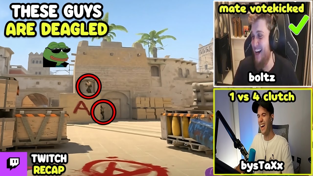 SICK DEAGLE ACE BY FURIOUSSS! KENNYS AMAZING FLICK SHOT! || CS 2 TWITCH HIGHLIGHTS