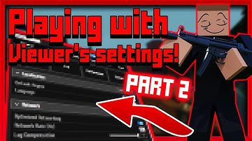 Playing With YOUR Settings In Krunker.io! *PART 2*