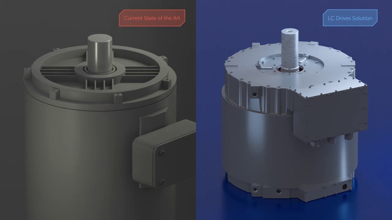 LC Drives Patented Motor Cooling Animation